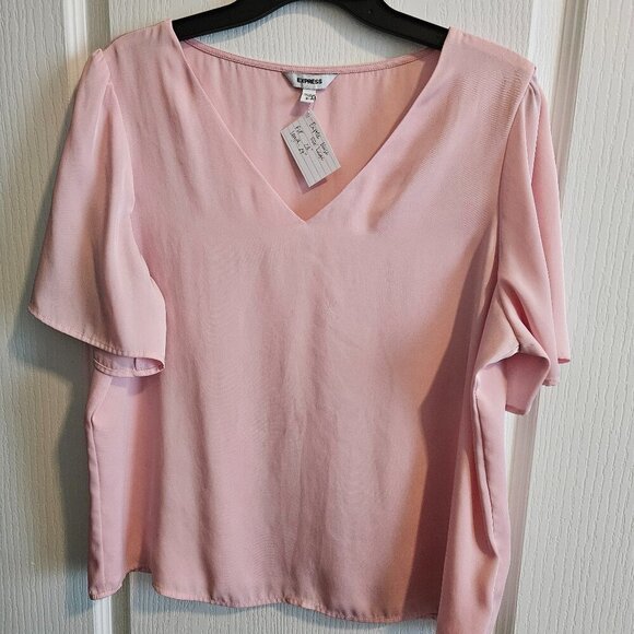Express Tops - Express Women's Short Sleeve Blouse